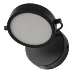 Ledvance Decor Puck Wandleuchte Schwarz 11W 370lm - 930 Warmweiß | Höchste Farbwiedergabe