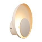 Nordlux Marsi Wandleuchte Metall und PMMA Beige 7W 160lm - 830 Warmweiß | 3-Stufen Dimmbar