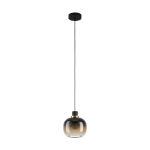 Eglo Pendelleuchte Oilella Stahl Schwarz Gold | IP20 - Geeignet für 1x E27 