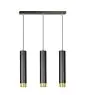 Emibig Pendelleuchte Kibo Stahl Schwarz | Geeignet für 3x GU10 - Max 10W