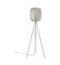 Eglo Stehlampe Romazzina Stahl Geschliffen | IP20 - Geeignet für 1x E27 