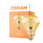 Osram Vintage 1906 LED E27 Birne Fadenlampe Gold 4.5W 420lm - 825 Extra Warmweiß | Ersatz für 40W
